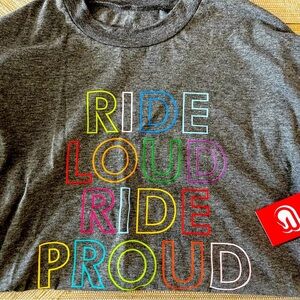 Cyclebar pride cropped tee. NWT.